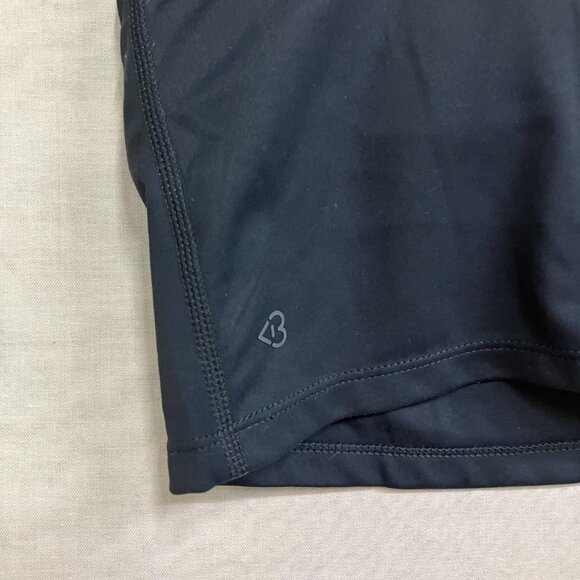 NWT Blogilates Women's Size XS Black Ruffle Tank Top Cropped Athleisure Shirt - Picture 10 of 12